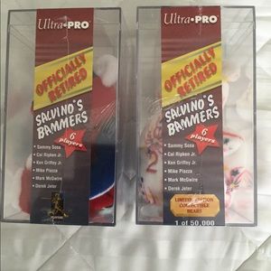 Ultra Pro Retired Salvinos Bammers Sosa and Ripken